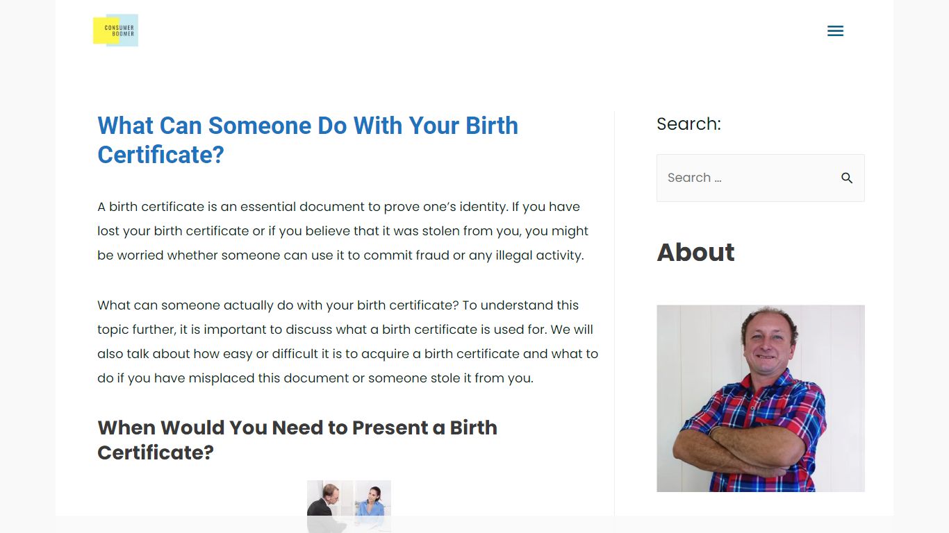 What Can Someone Do With Your Birth Certificate? - Consumer Boomer